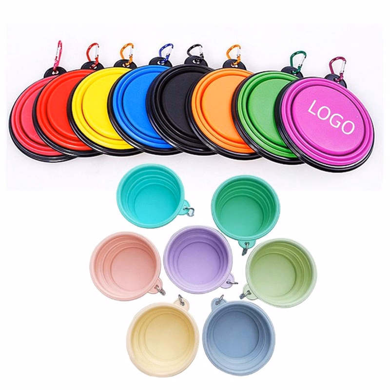 Custom Collapsible Silicone Pet Bowls