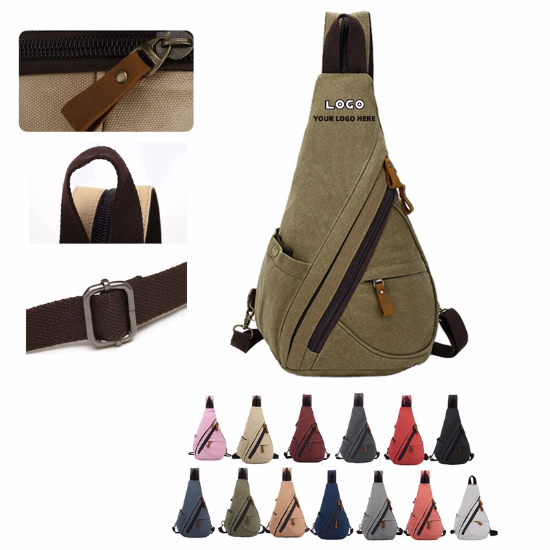 Canvas Travel Crossbody Bag