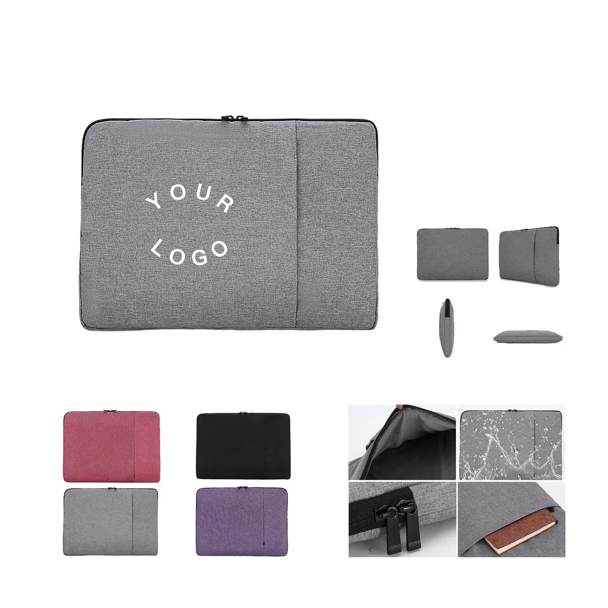 Customizable Laptop Sleeve with Shockproof Layer 1