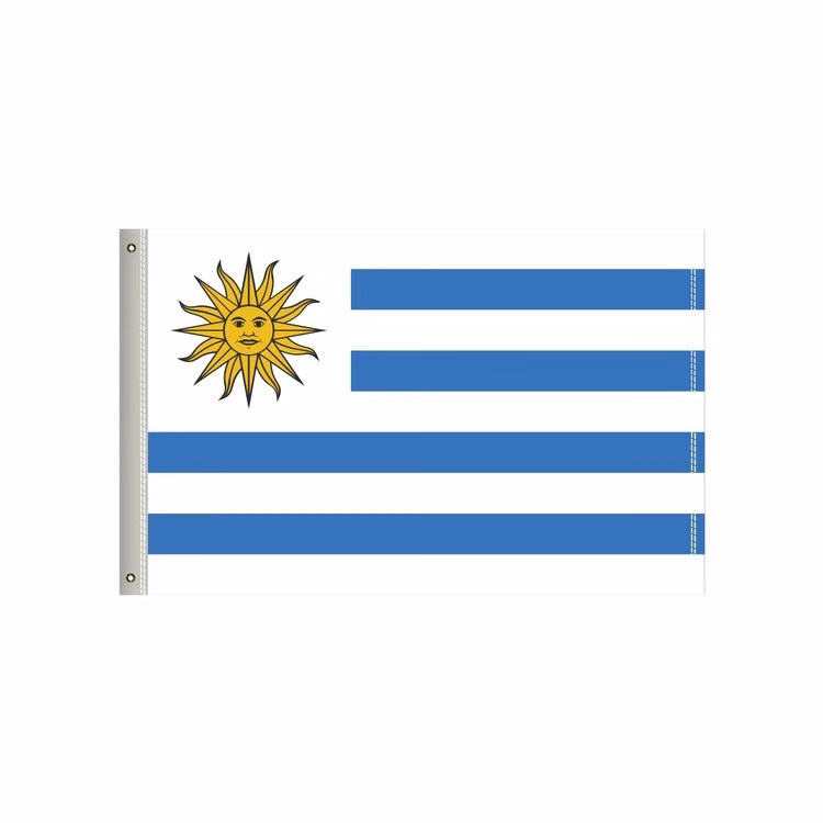 National Flag, Uruguay, Double-Sided - 36"W x 24"H