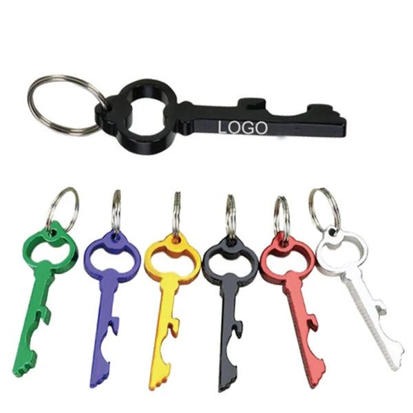 Key Shaped Bottle Opener Keychain 1