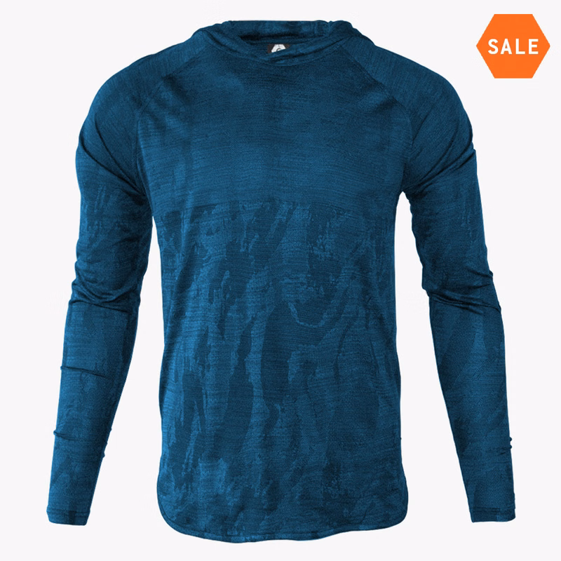#U212 / Covert Camo LT WT Droptail LS Hoodie (Unisex)
