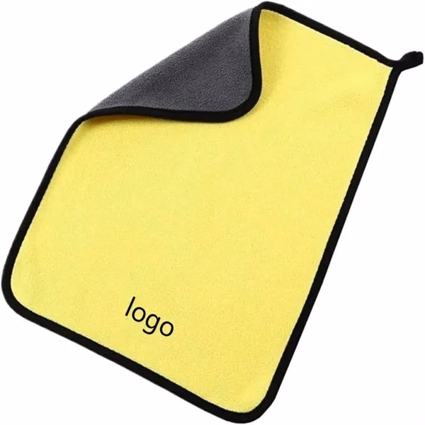 Custom 11.81 inch Microfiber Glass & Auto Cleaning Towel — Professional Detailing
