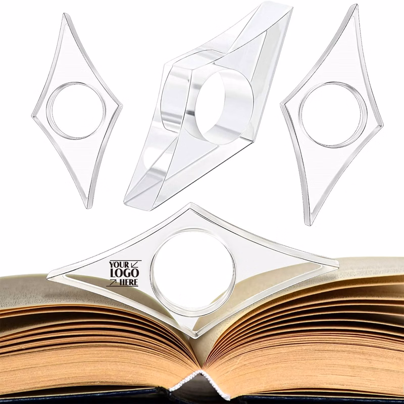 Transparent Book Page Holder