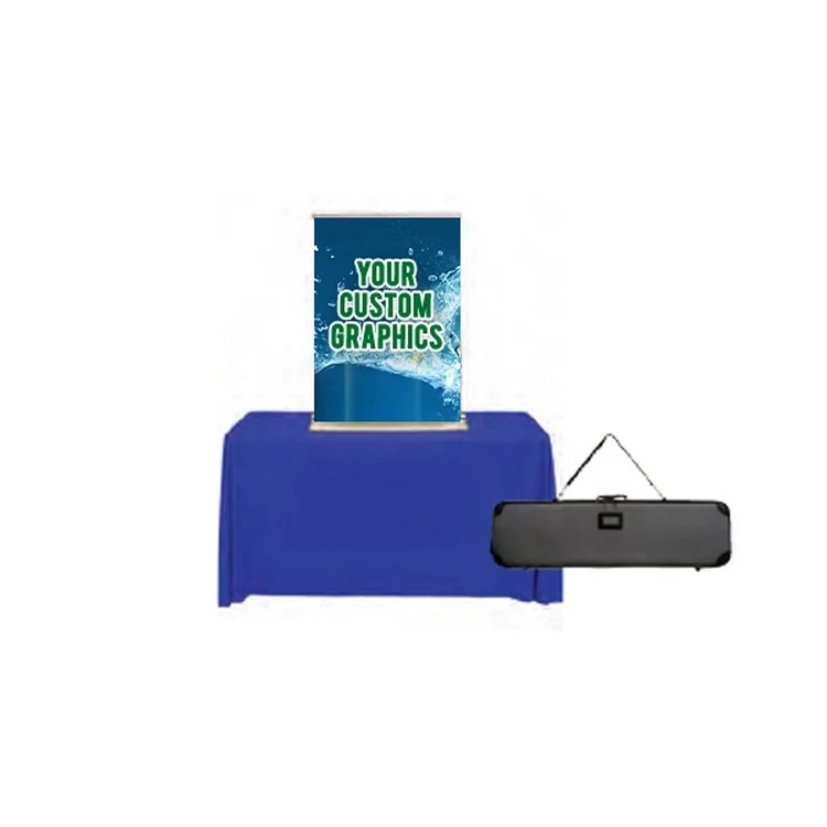 Retractable Tabletop Banner 36in x 59in Graphic 1