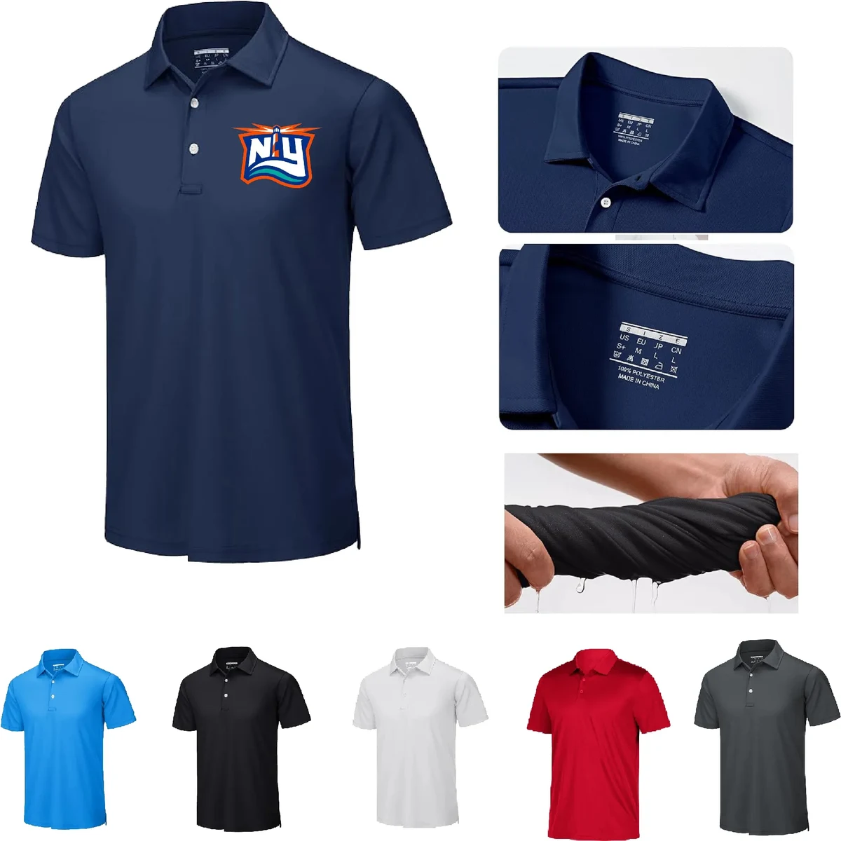 Business style lapel men's POLO shirt 1