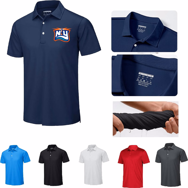 Business style lapel men's POLO shirt