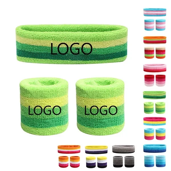 Striped Sweatbands Sets 1