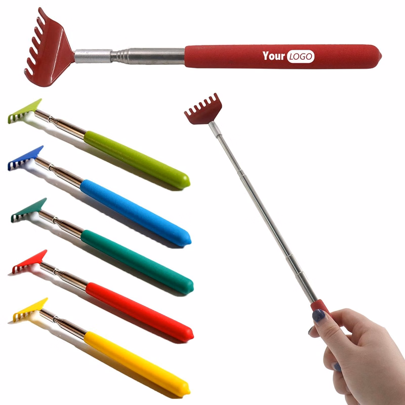 Stainless Steel Stretchable Back Scratch Rake
