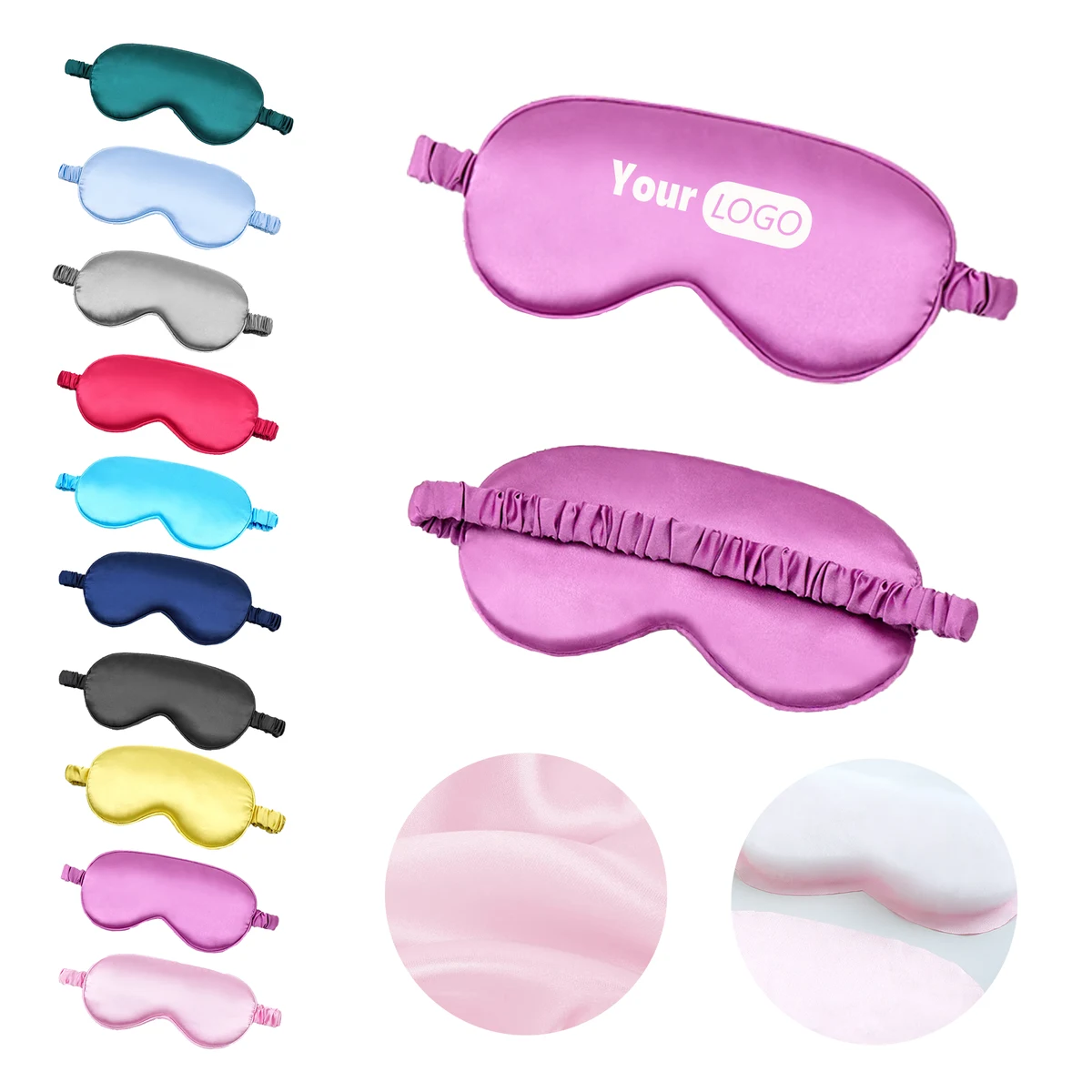 Faux Silk Sleep Eye Mask MOQ 50 1