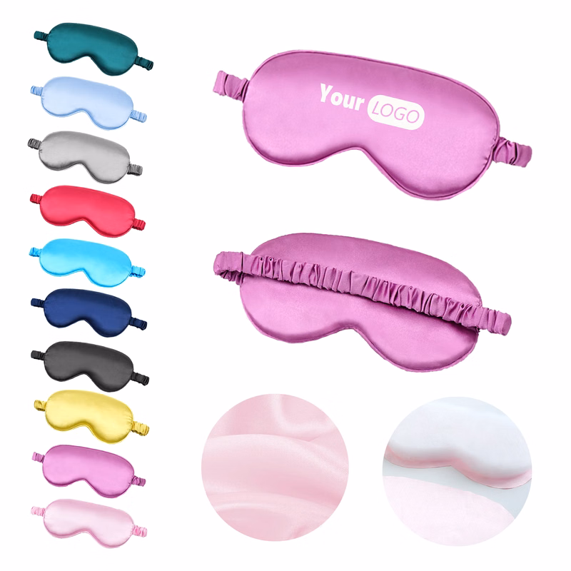 Faux Silk Sleep Eye Mask MOQ 50