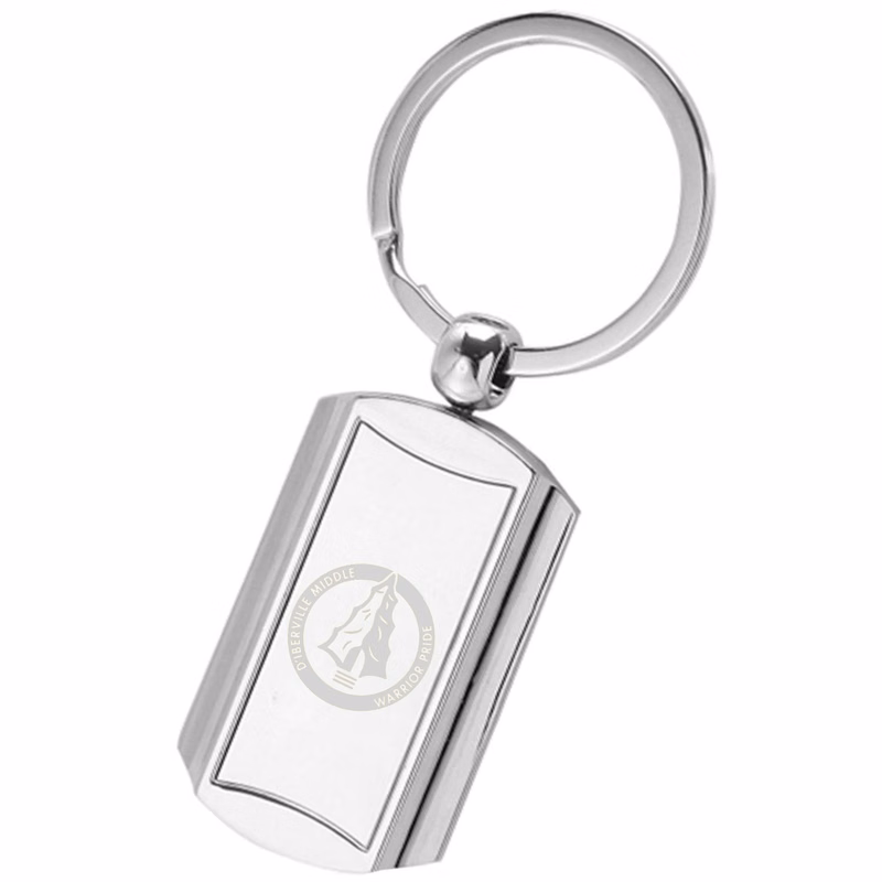 Metal Keychains with Rounded Ends