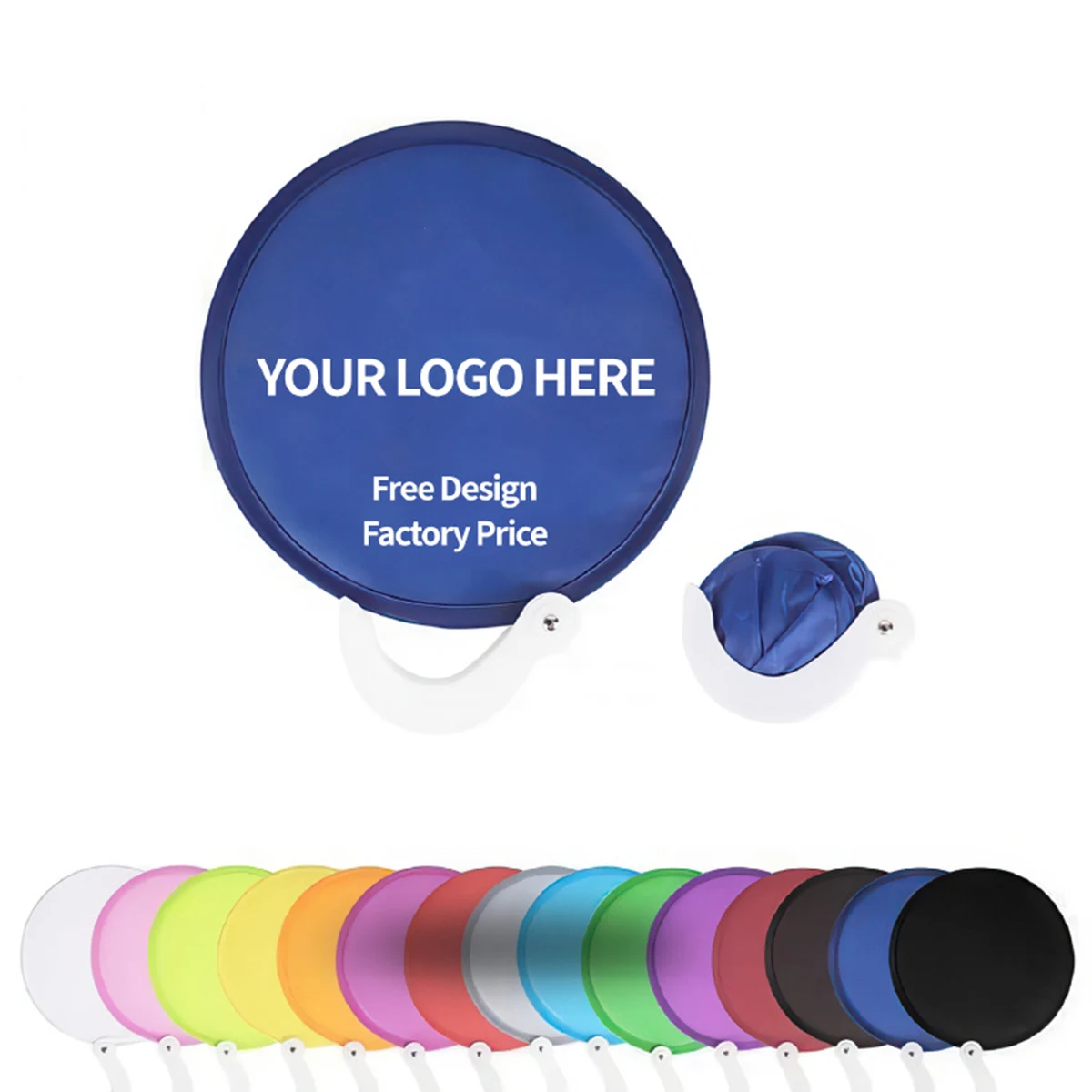Foldable Handheld Round Folding Fan 1