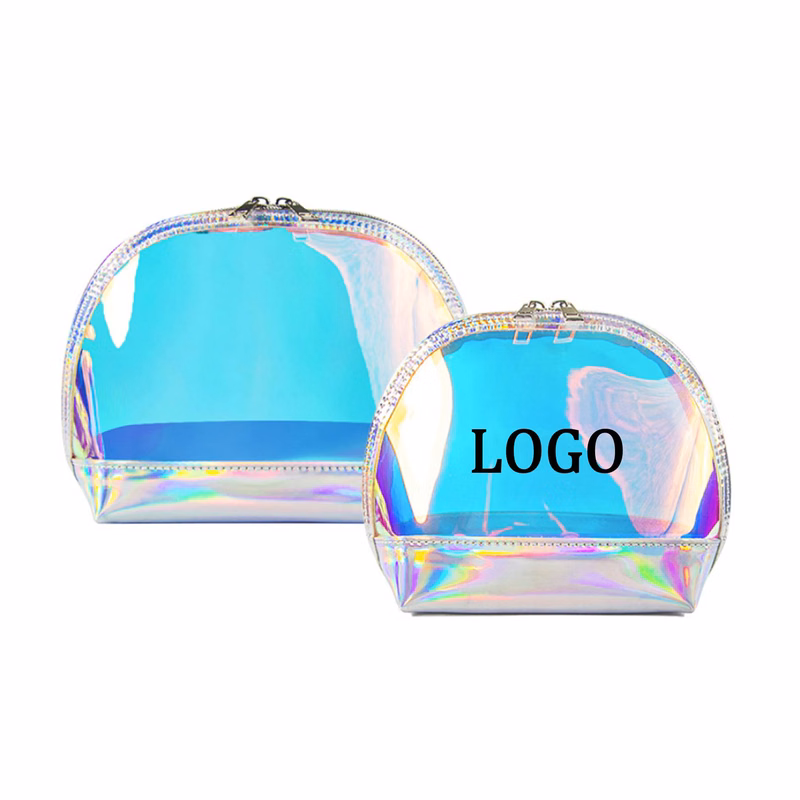 Holographic Clear Makeup Bag
