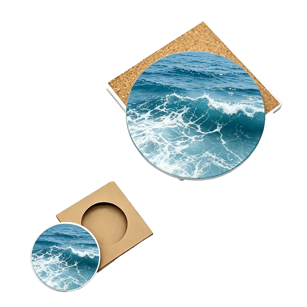 Water Absorbing Diatom Mud Cup Coaster 1