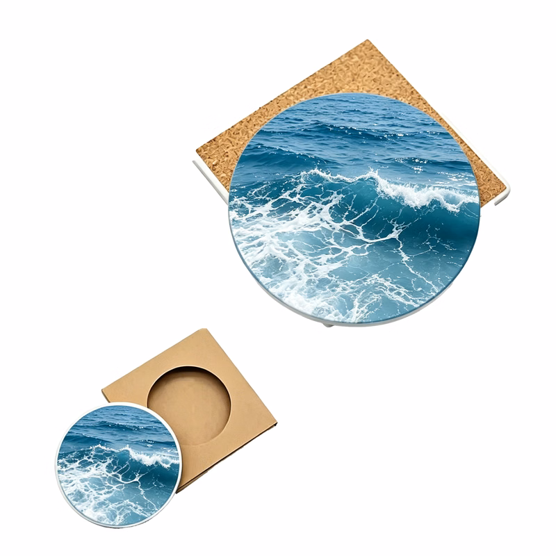 Water Absorbing Diatom Mud Cup Coaster