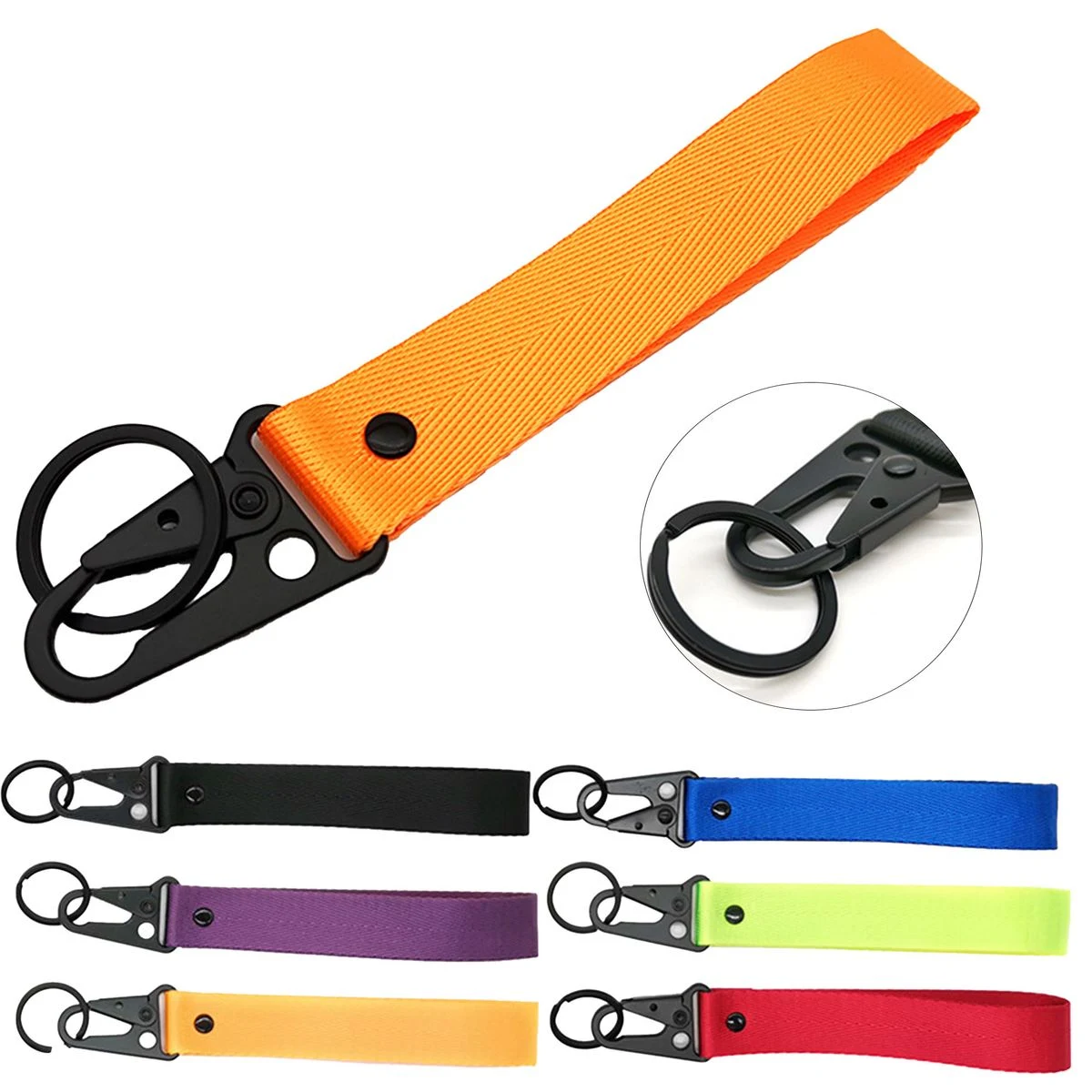 Hawk Hook Keychain Wrist Strap With Number Plate 1