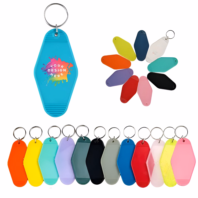 ABS Plastics Hotel Motel Movie Key Chain