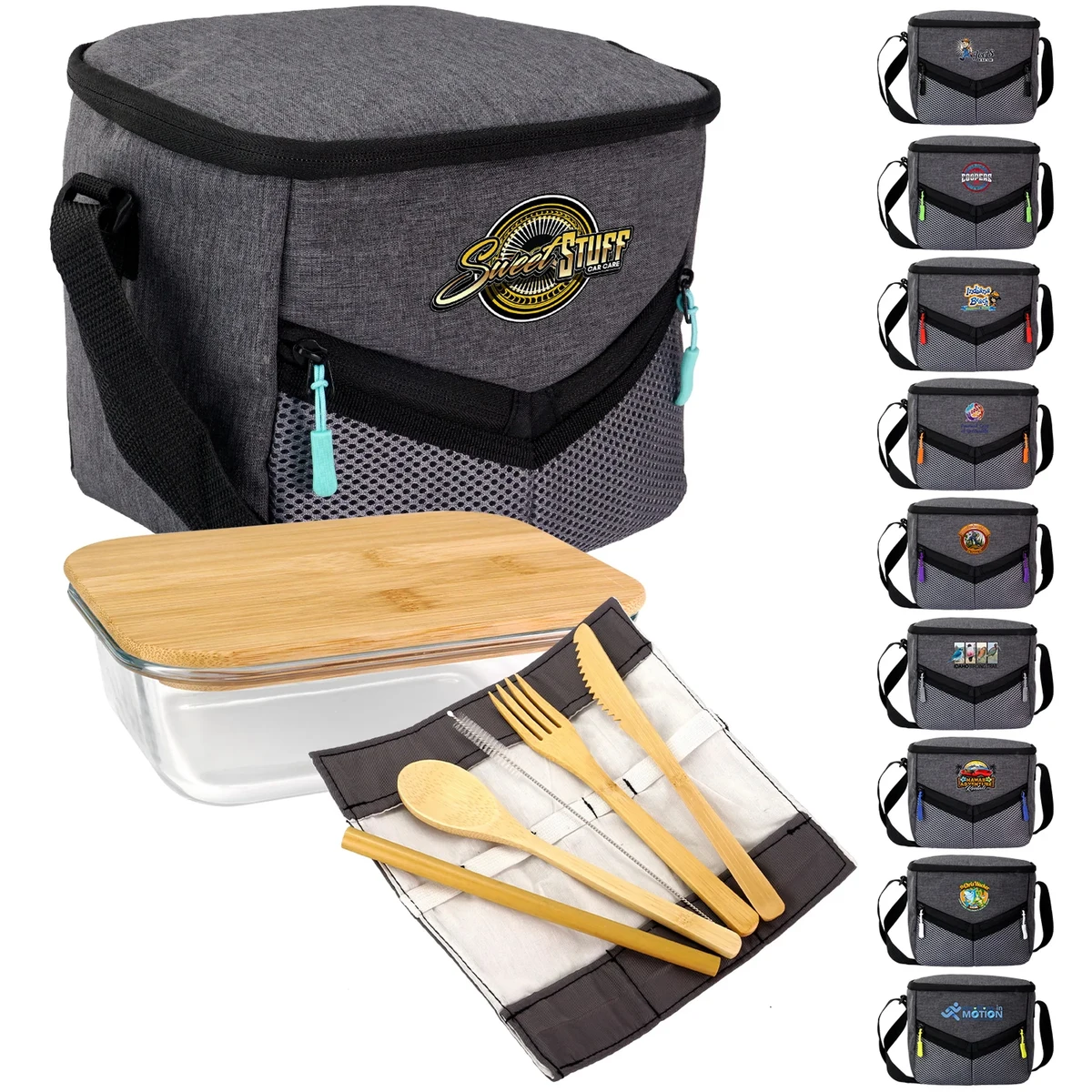 Victory Lunch Cooler Bamboo Set 1