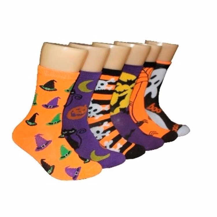 Women's Socks - Halloween Print Size 9-11