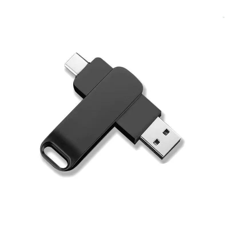 8GB USB-C Dual Interface Metal Drive 1