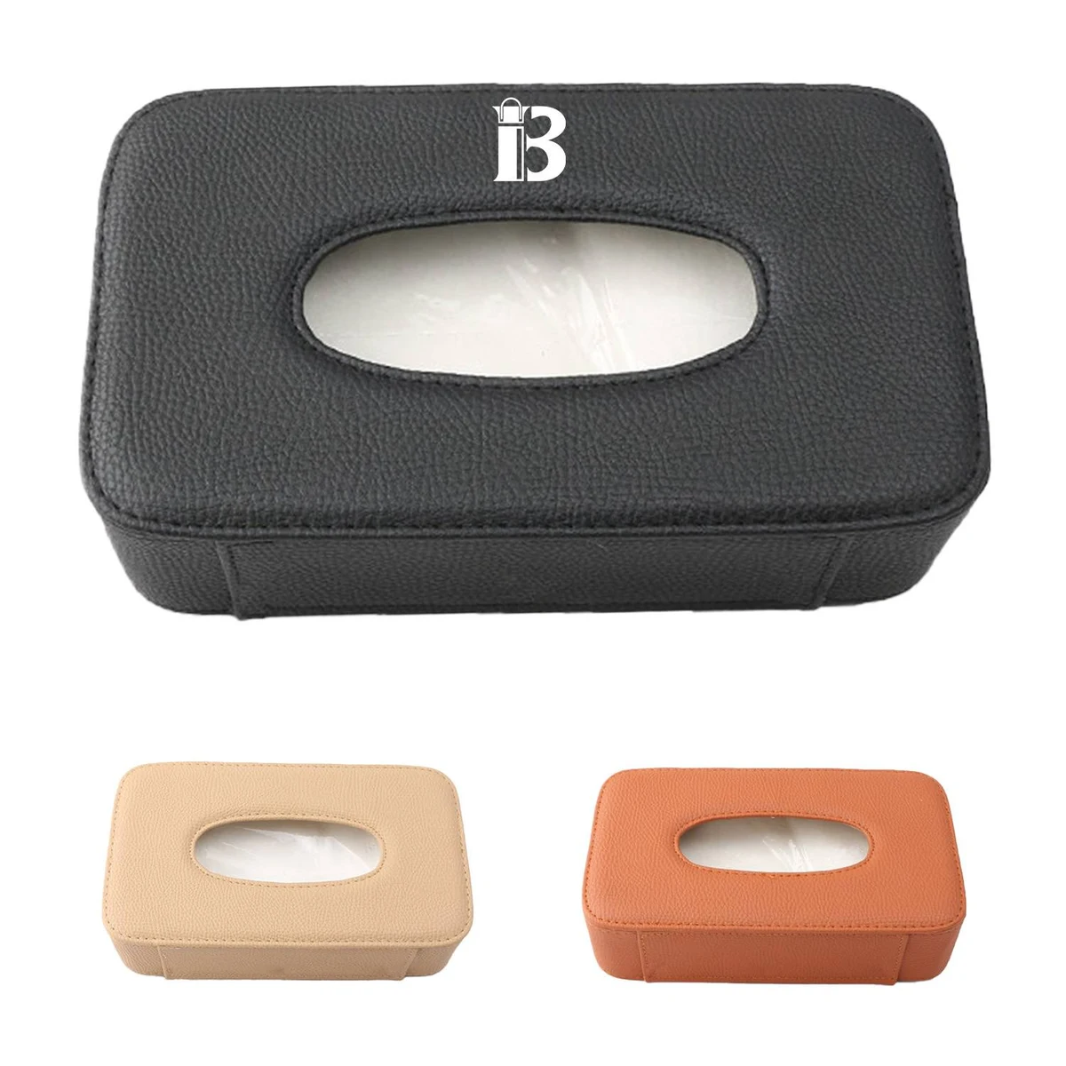 PU Leather Tissue Holder for Car 1