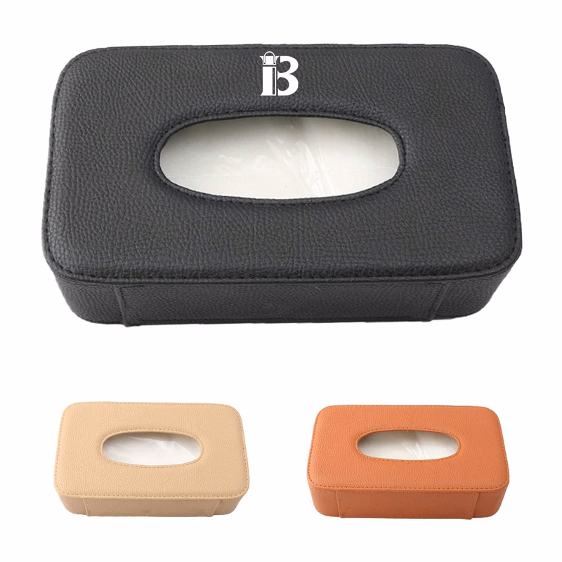 PU Leather Tissue Holder for Car