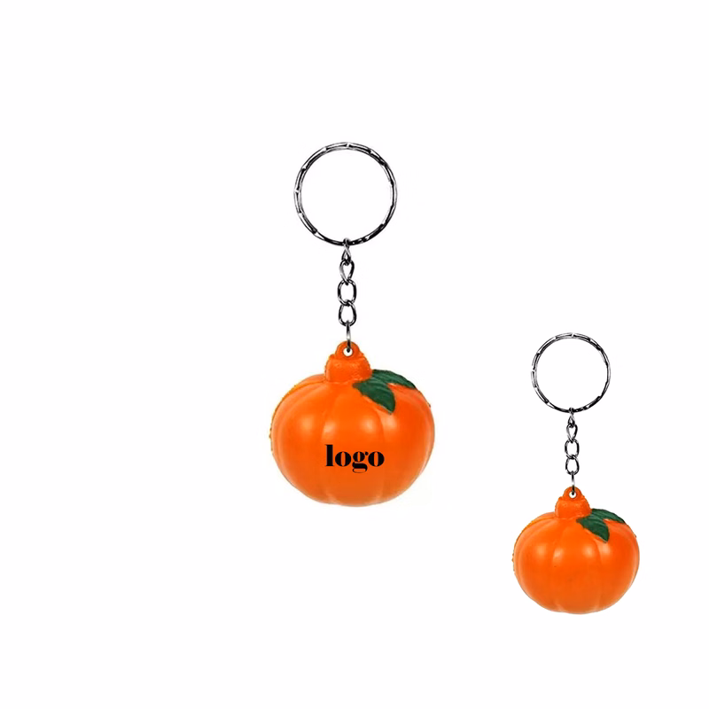 Pumpkin Keychain Stress Reliever MOQ100