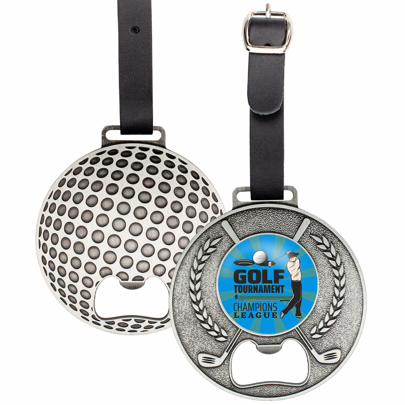 Golf Bag Tag Bottle Opener