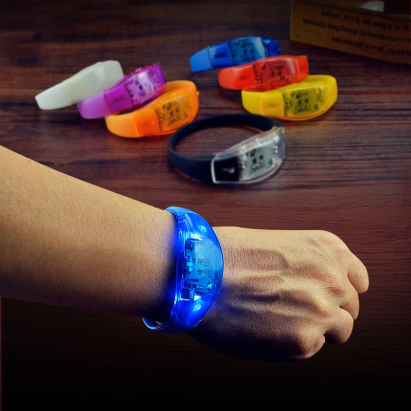 LED Flashing Sound Activated Bracelet