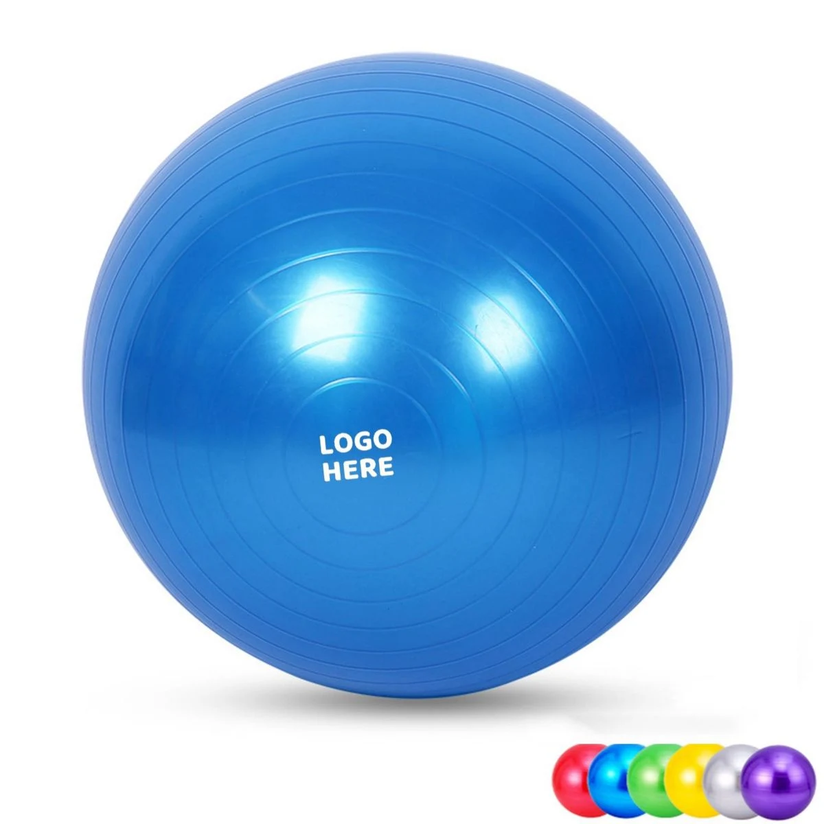 25.5-Inch PVC Fitness Yoga Ball 1