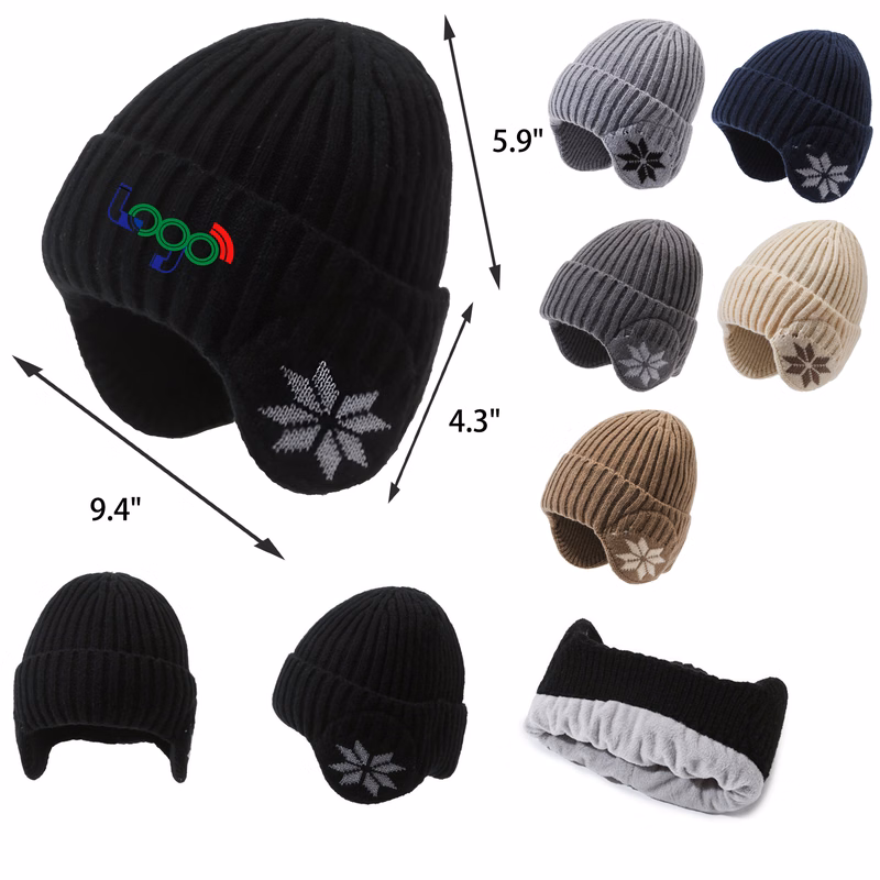 Stylish Winter Fleece Knitted Hat