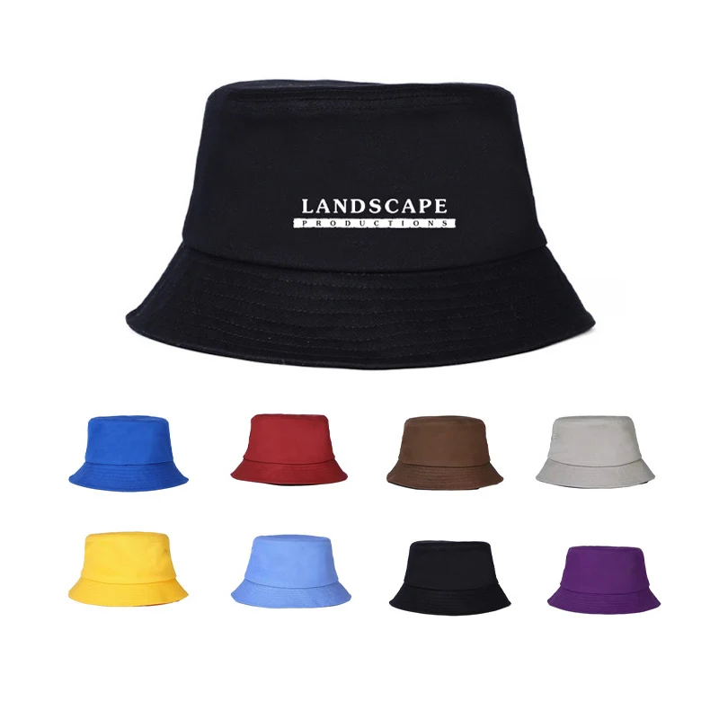 Fashion Outdoor Fisherman Hat Embroidered Sun Bucket Hat 1