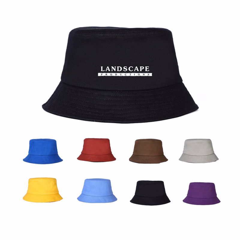 Fashion Outdoor Fisherman Hat Embroidered Sun Bucket Hat