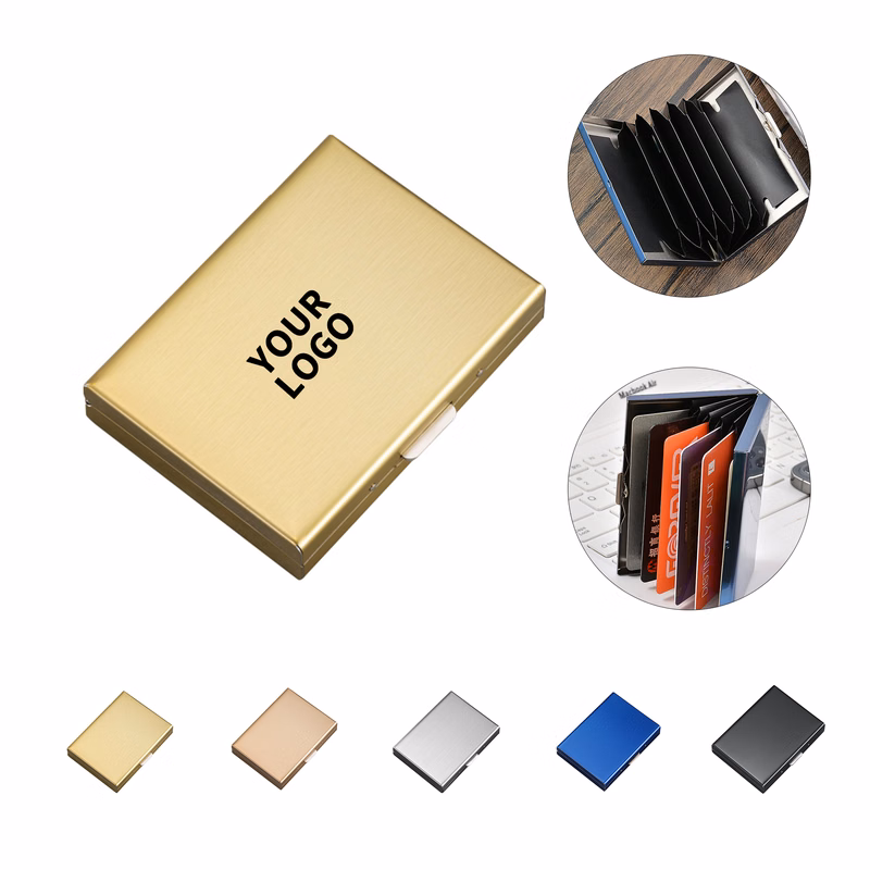 Stainless Steel Credit Card Case With Security Slots