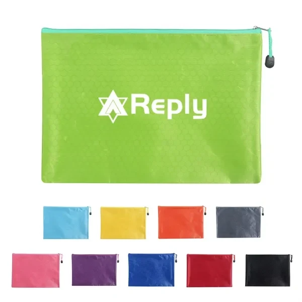 Custom Oxford 13" x 9.4" Zipper Pouch — Multi-Purpose Cosmetics and Document Organizer 1