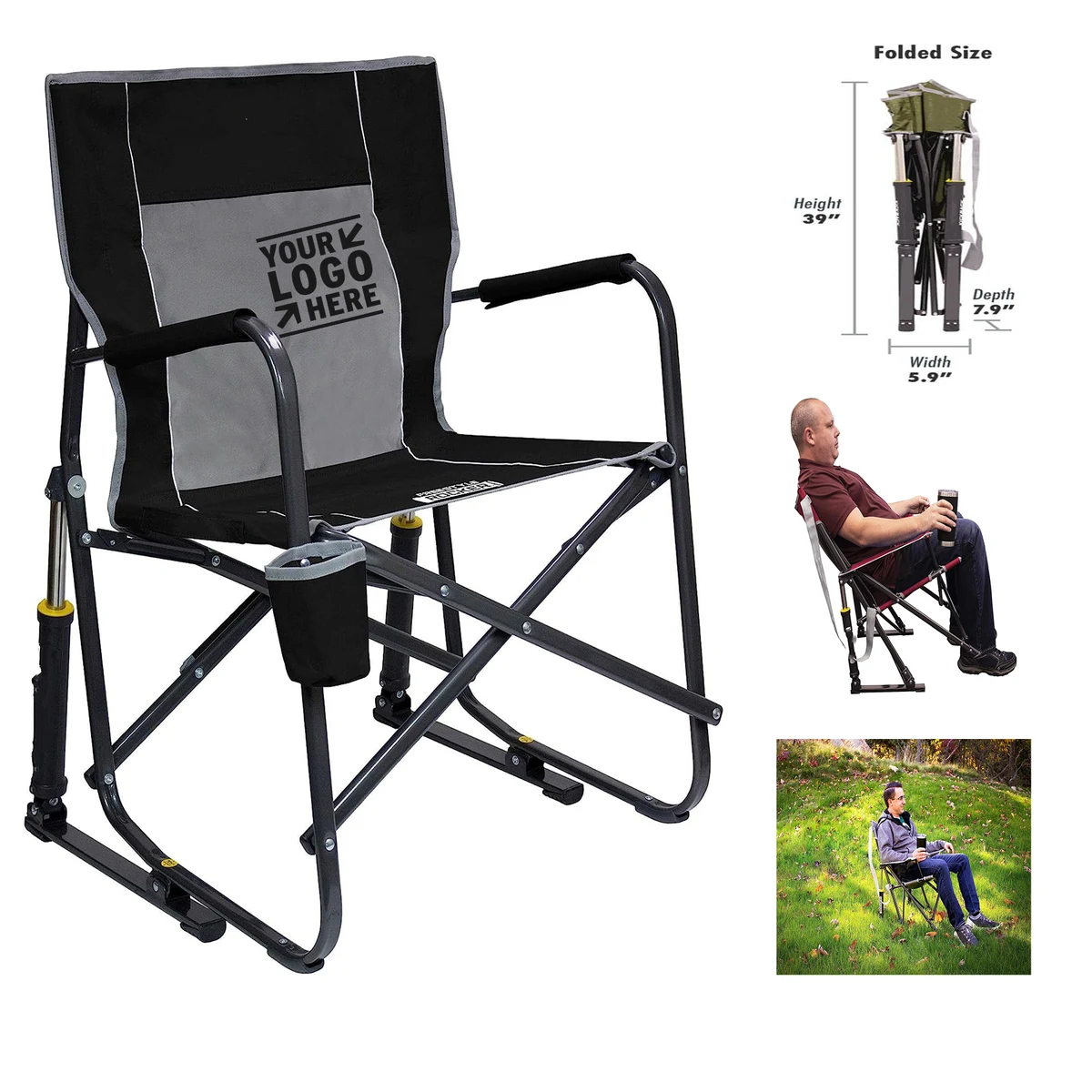 Outdoor Camping Freestyle Portable Rocking Chair 1