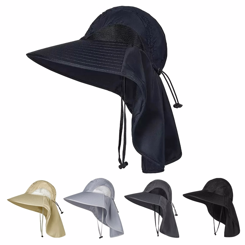 Wide Brim Sun Bucket Hat