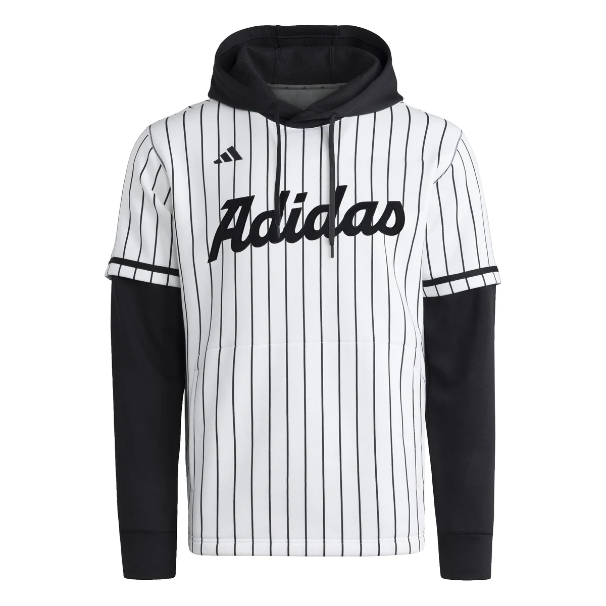 adidas Dugout Pinstripe Hooded Jersey 1