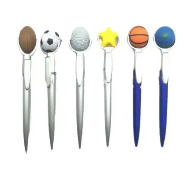 Custom Interactive Globe Spin Ballpoint Pen — Fidget Promotional Desk Toy & Writer 1