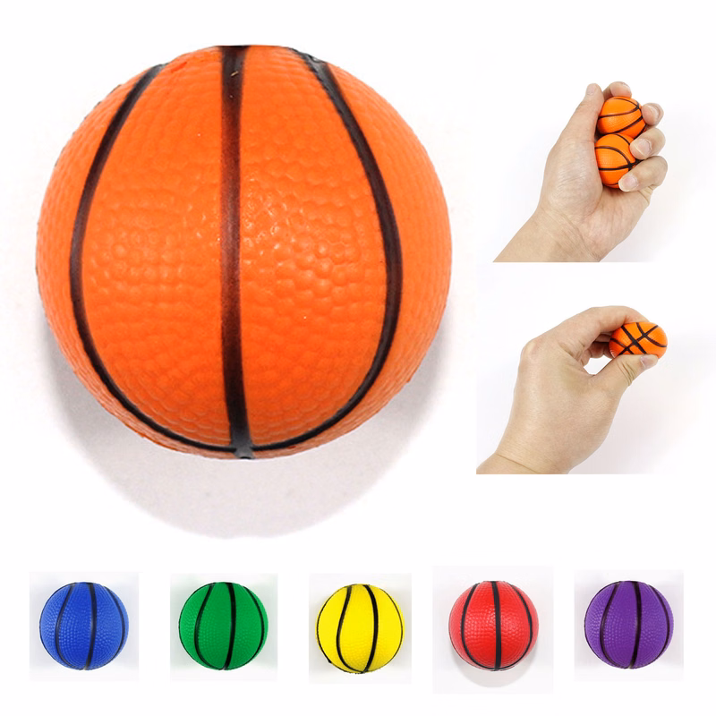 Mini Elastic Rubber Basketball
