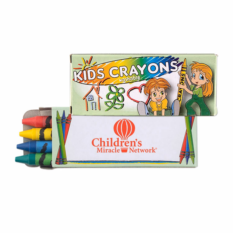 4 Pack Washable Crayons