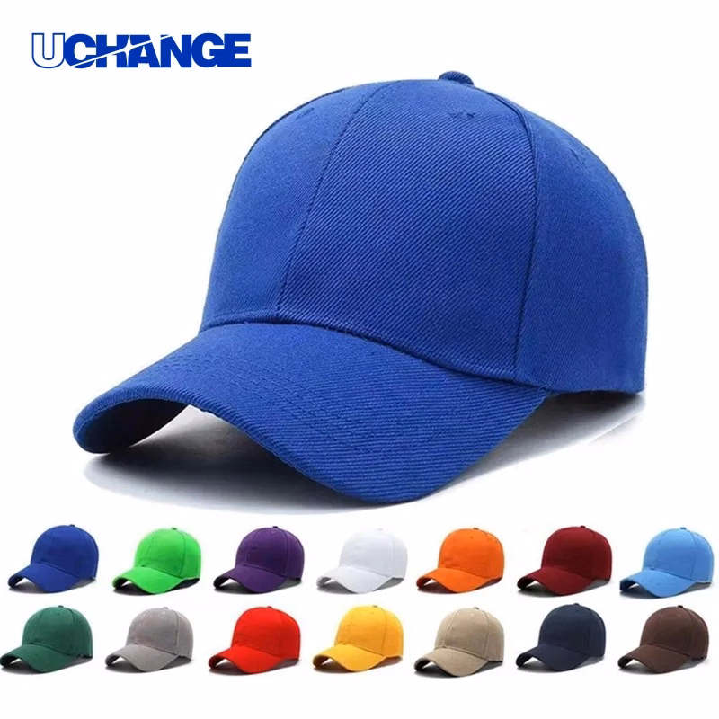 5 Panel Acrylic Fabric Baseball Caps for Promotions and Casual Wear