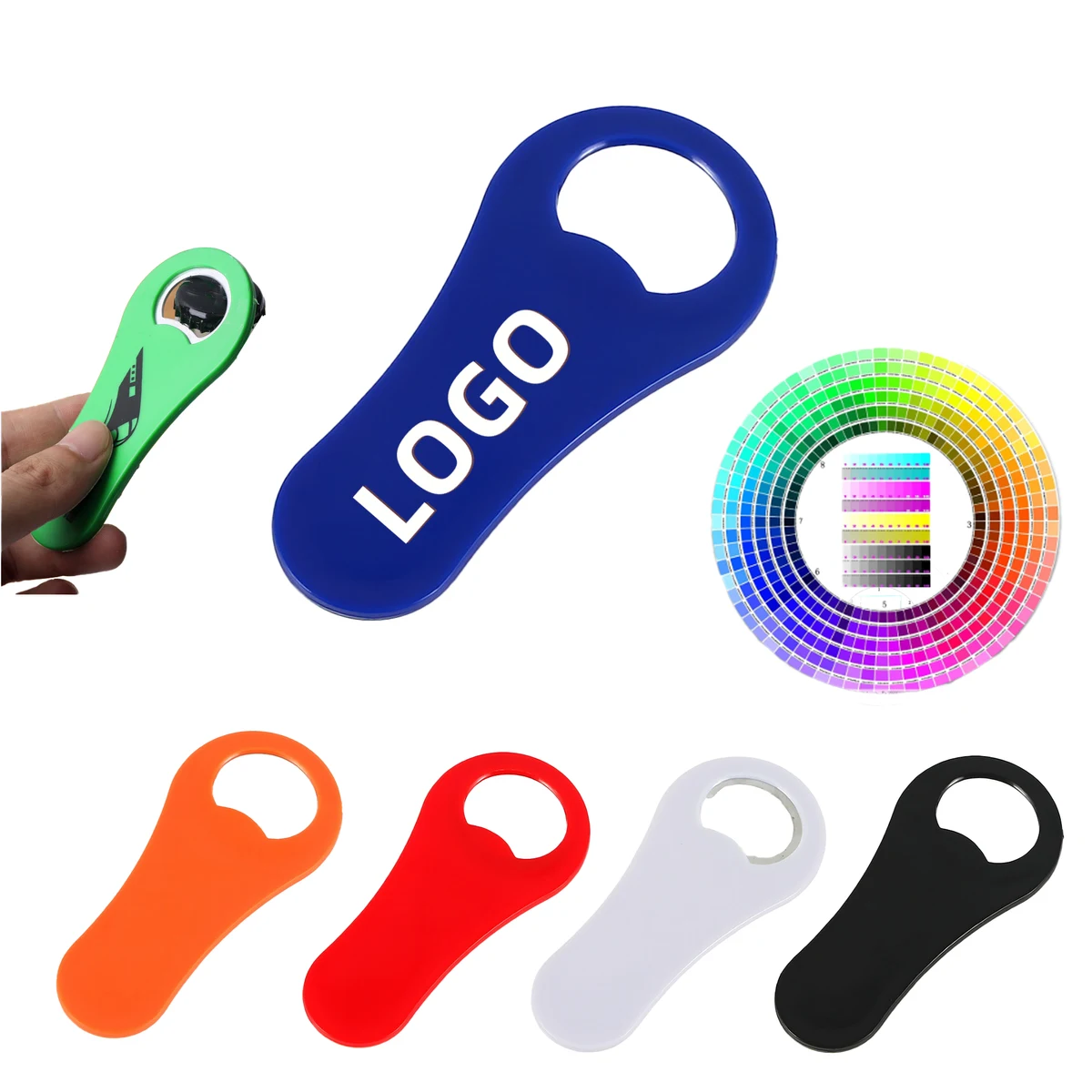 Magnetic Plastic Fridge Bottle Opener 1