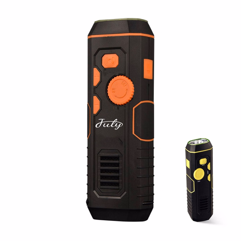 Multifunctional Flashlight Hand Crank Charging Radio