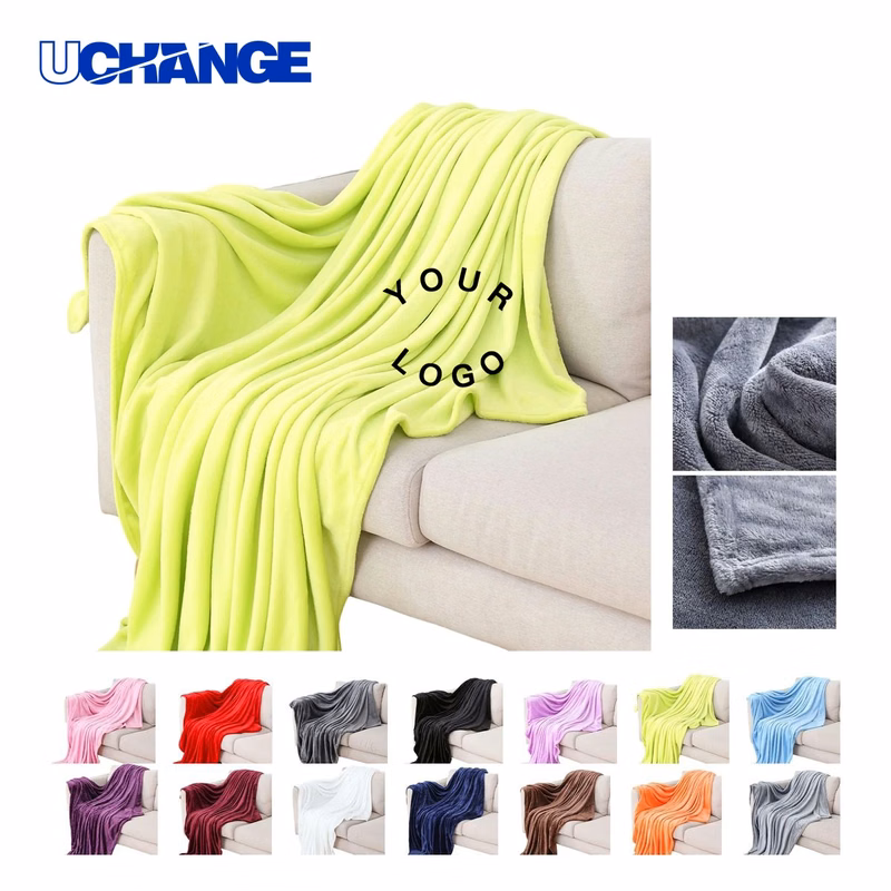 Flannel Blanket Throw for Couch or Bed