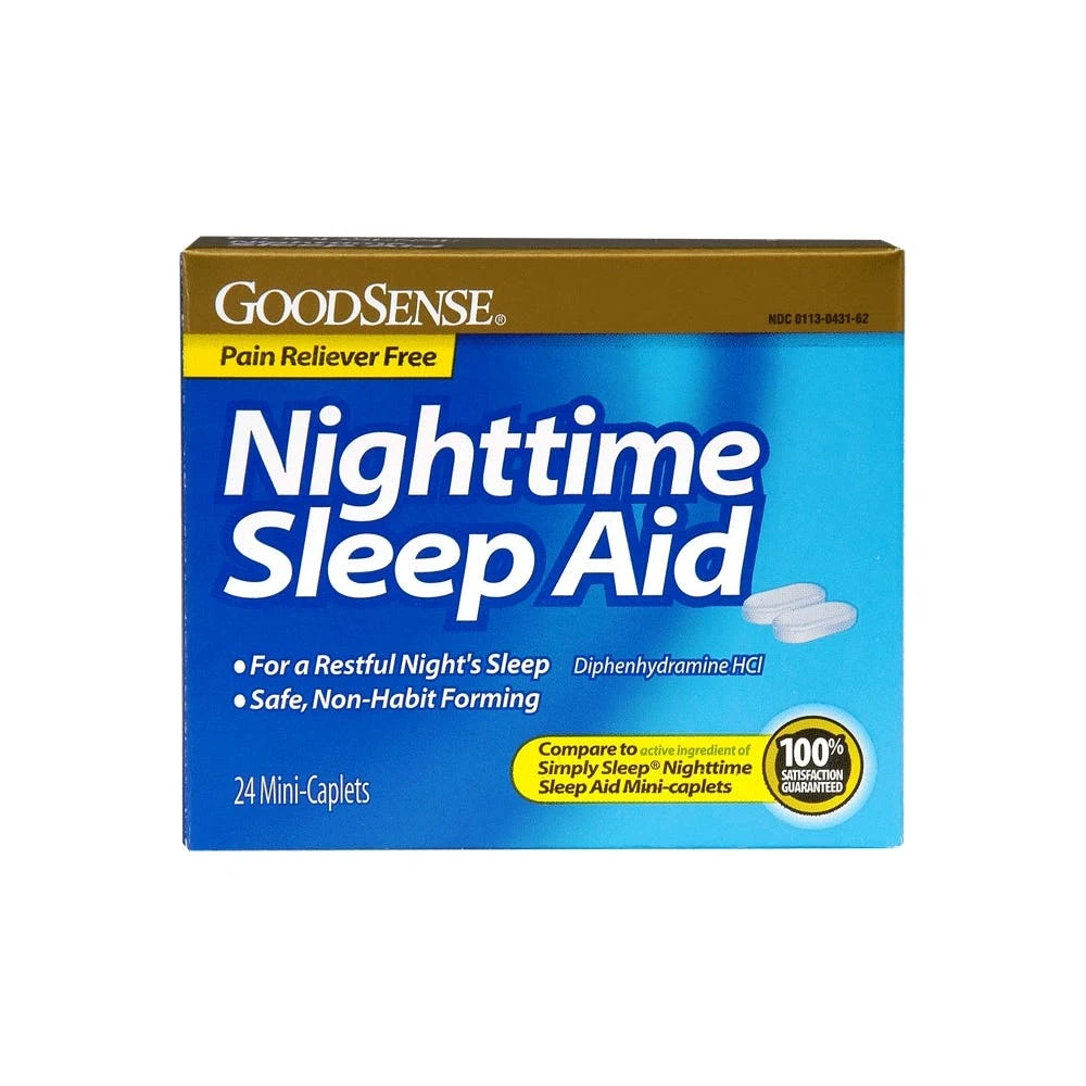 Nighttime Sleep Aid Caplets - 24 Pack 1