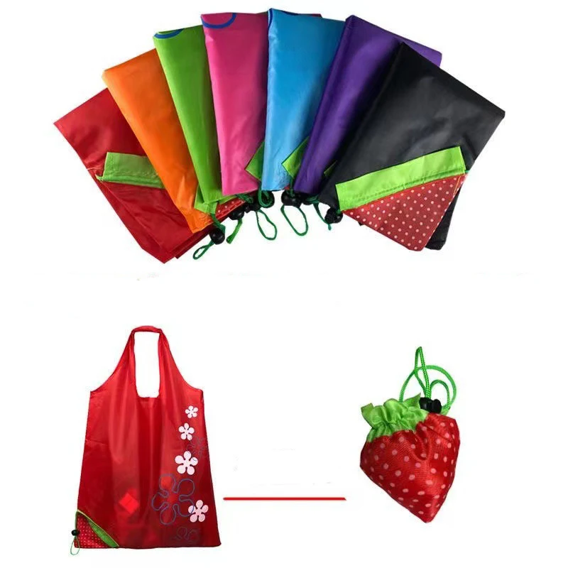 Folding Fruit Styling Drawstring Storage Tote Bag 1
