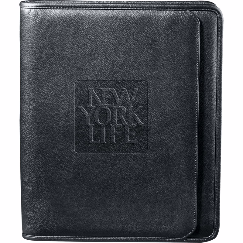 FSC® Mix Manhattan Zippered Padfolio