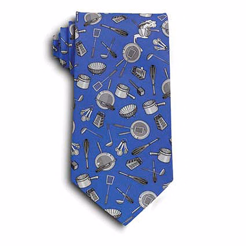 Utensils Pattered Tie